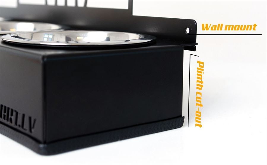 2-Bowl Dog Feeder, Swedish Vallhunds Dog breed, Raised Feeding Station